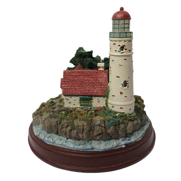 Thomas Kinkade Beacon Of Hope Lighthouse Figurine - Picture 3 of 7